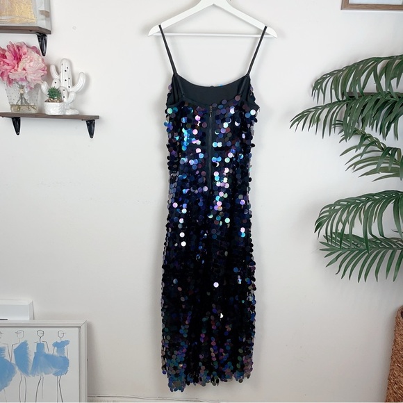 NWT Elliatt Deborah iridescent paillette embellishments Maxi Dress Size Small - Picture 13 of 14